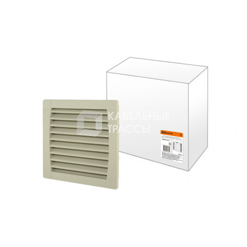 Решетка вентиляционная с фильтром для вентилятора SQ0832-0012 (250 мм) | SQ0832-0016 | TDM