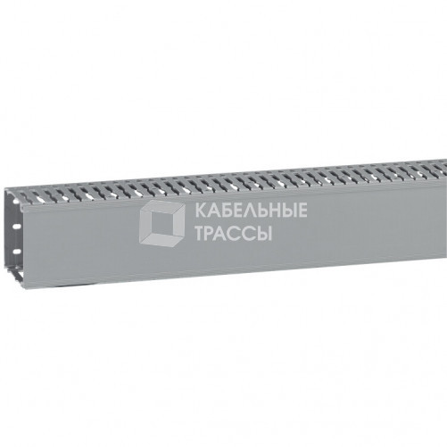 Кабель-канал (крышка + основание) Transcab - 80x80 мм - серый RAL 7030 | 636117 | Legrand