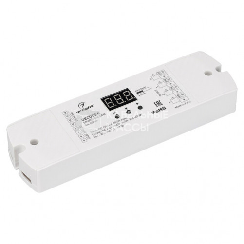 Декодер SMART-K16-DMX (12-24V, 4x5A) | 023824 | Arlight