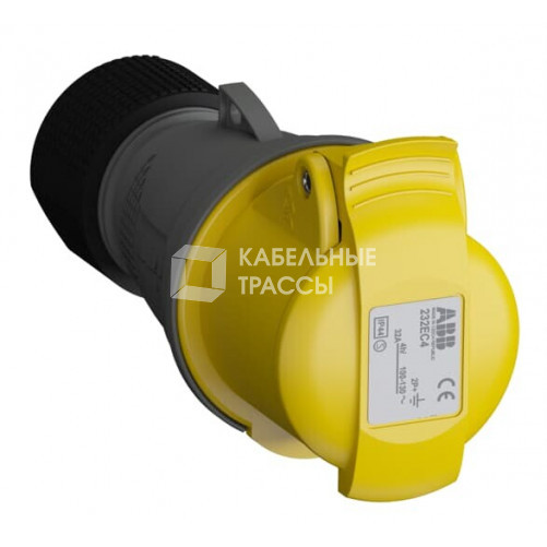 Розетка кабельная Easy&Safe 232EC4,32А,2P+E,IP44,4ч|2CMA102030R1000| ABB