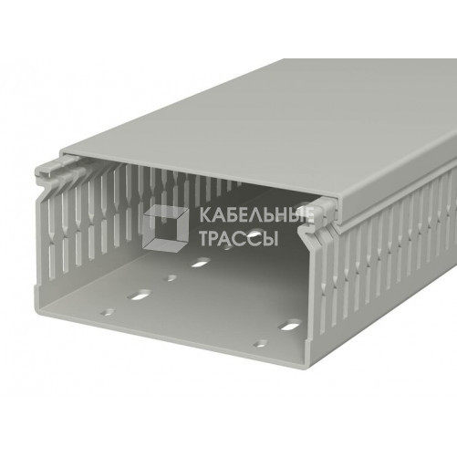 Распределительный кабельный канал LK4 N 60x120x2000 мм (ПВХ,серый) (LK4 N 60120) | 6178213 | OBO Bettermann