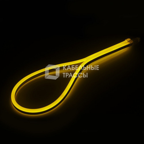 Образец Гибкий неон ARL-CF2835-Mini-24V Yellow (16x8mm)-0.9m (arlight, -) | 022217 | Arlight