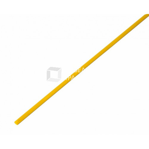 Термоусадочная трубка 2,5/1,25 мм, желтая, упаковка 50 шт. по 1 м | 20-2502 | REXANT