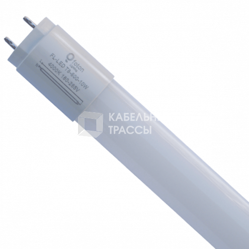 Лампа светодиодная FL-LED-T8-1200 20W 3000K 2000Lm 1200mm неповоротный G13 матовая | 602534 | Foton