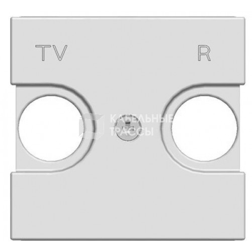 ABB Zenit Серебряный Накладка для TV-R розетки, (2 мод) | N2250.8 PL | 2CLA225080N1301 | ABB