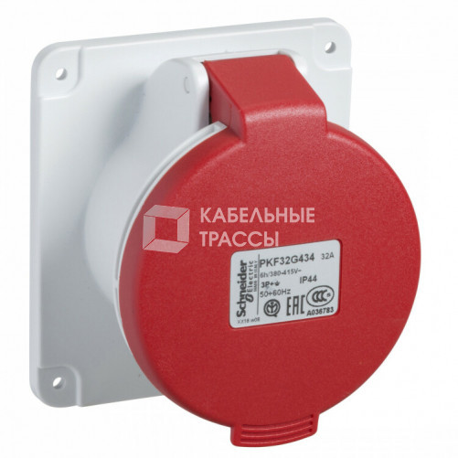 ПАНЕЛ РОЗ ВИНТ 16А 2P-E 380-415 IP44 | PKF16G433 | Schneider Electric