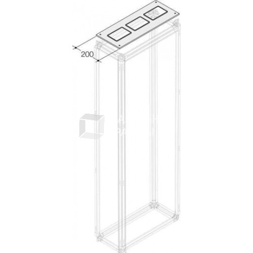 Панель верх.для фланцев TZ 1000х200(ШхГ) | 1STQ002396B0000 | ABB