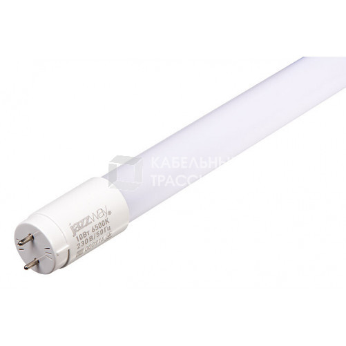 Лампа светодиодная LED 10Вт G13 220В 4000К PLED T8 - 600PL Nano FROST трубчатая | 5003033 | Jazzway