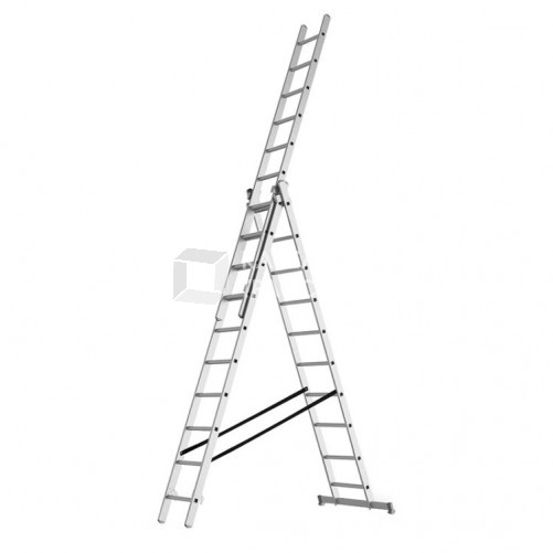 Трехсекционная промышленная лестница 3x9 | 12-5067 | REXANT
