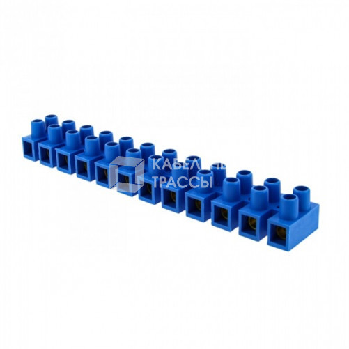 Клеммная колодка 12мм 16А полистирол синяя (уп.10шт.) EKF PROxima | plc-KK-12-16-ps-s | EKF