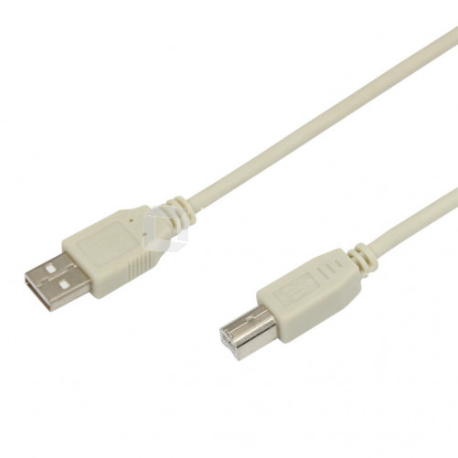 Шнур USB-B (male) штекер - USB-A (male) штекер, длина 3 метра (PE пакет) | 18-1106 | REXANT