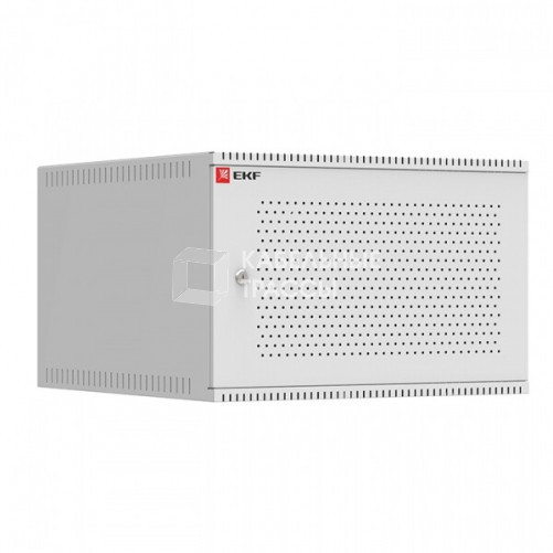 Шкаф телекоммуникационный настенный 6U (600х650) дверь перфорированная, Astra A серия EKF Basic | ITB6P650 | EKF