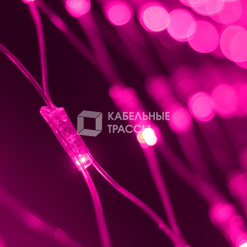 Светодиодная гирлянда ARD-NETLIGHT-CLASSIC-2000x1500-CLEAR-288LED Pink (230V, 18W) | 024683 | Arlight