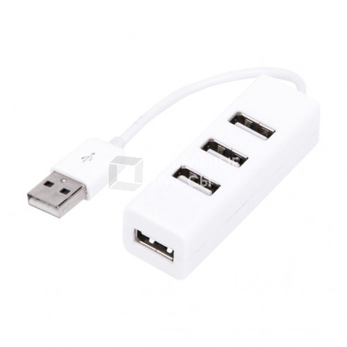 Разветвитель USB на 4 порта белый | 18-4103-1 | REXANT