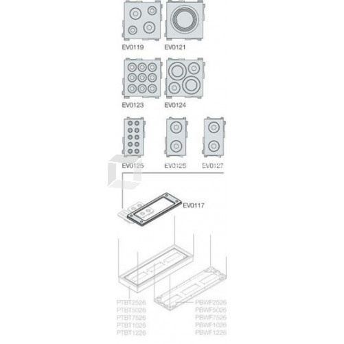 Сальник 68х68; 1хM32/M40/M50, (10шт) | EV0121 | ABB