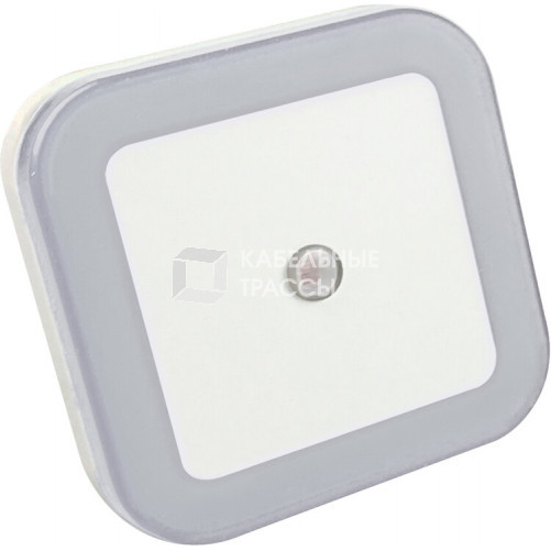 Ночник светодиодный NLE 03-SW-DS КВАДРАТ белый с датчиком освещения 230В | 4690612028781 | IN HOME
