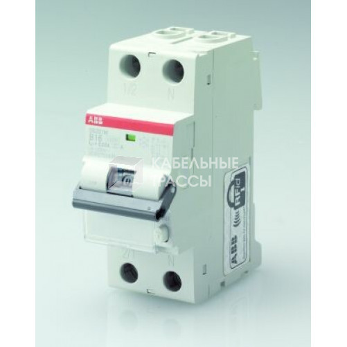 Автоматический выключатель дифференциального тока DS201 1п+N 25А C 1000мА тип AC | 2CSR255040R5254 | ABB