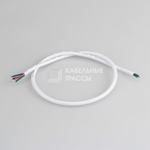 Провод питания ARL-MOONLIGHT-20AWG-4W-D4.5-CU-500 White | 028103 | Arlight