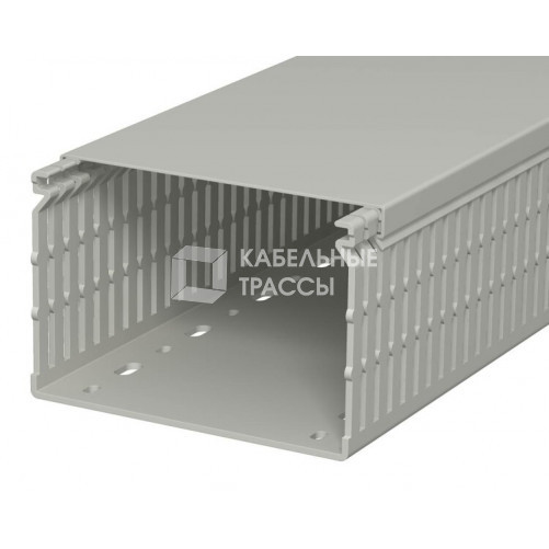 Распределительный кабельный канал LK4 N 80x120x2000 мм (ПВХ,серый) (LK4 N 80120) | 6178236 | OBO Bettermann