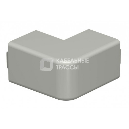 Крышка внешнего угла кабельного канала WDK 25x25 мм (ПВХ,серый) (WDK HA25025GR) | 6158374 | OBO Bettermann