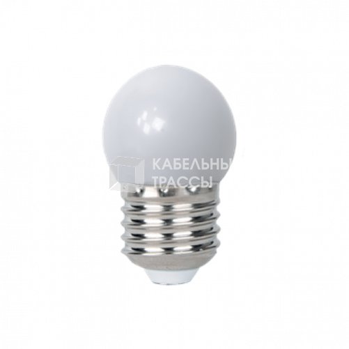 Лампа светодиодная для белт-лайта PLED- ECO- G45 1w E27 3000K | .5040649 | Jazzway