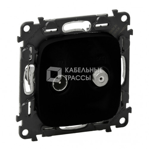 Valena ALLURE DIY Антрацит Розетка TV-SAT | 753968 | Legrand