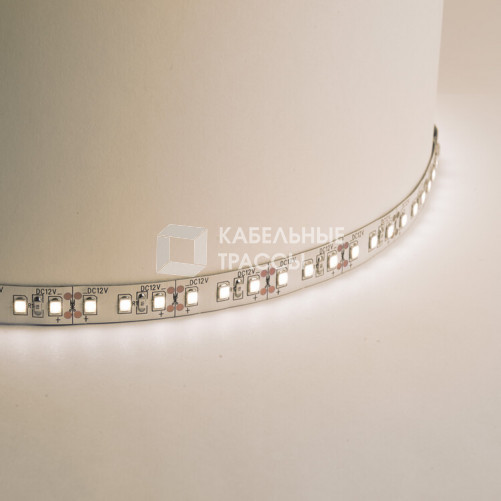 Лента светодиодная LS612/ 120SMD(2835)/м 9.6Вт/м 12V 5000*10*1.22мм 3000К, IP20 | 27730 | FERON