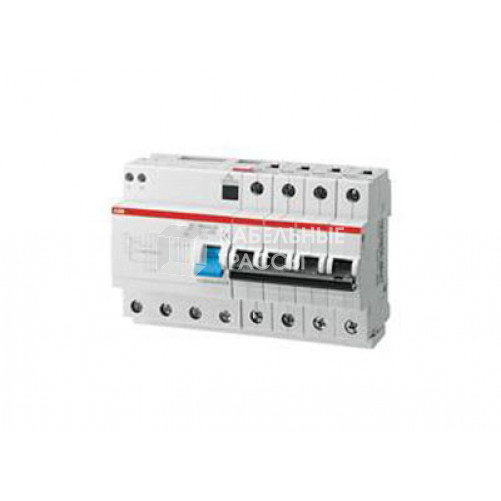 Автоматический выключатель дифференциального тока DS204 4п 40А C 30мА тип AC (6 мод) | 2CSR254001R1404 | ABB