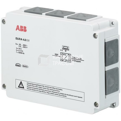DLR/A 4.8.1.1 DALI Контроллер освещения 4-канальный, SM | 2CDG110172R0011 | ABB