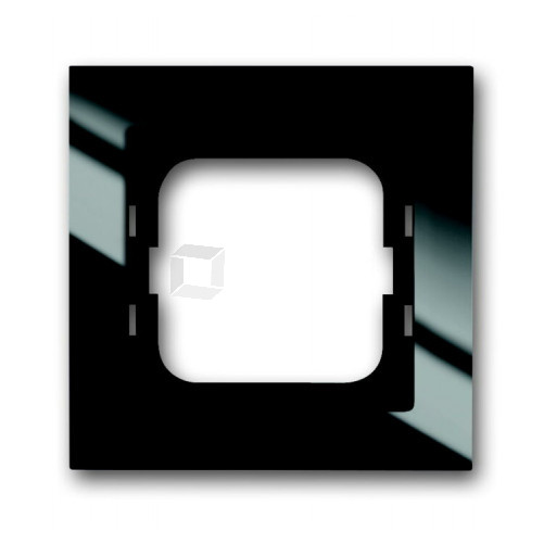 Рамка 1-постовая, для монтажа заподлицо, серия axcent, цвет черный | 1753-0-4126 | 2CKA001753A4126 | ABB