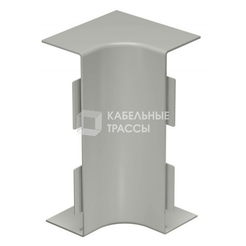 Крышка внутреннего угла кабельного канала WDK 60x230 мм (ПВХ,серый) (WDK HI60230GR) | 6024440 | OBO Bettermann