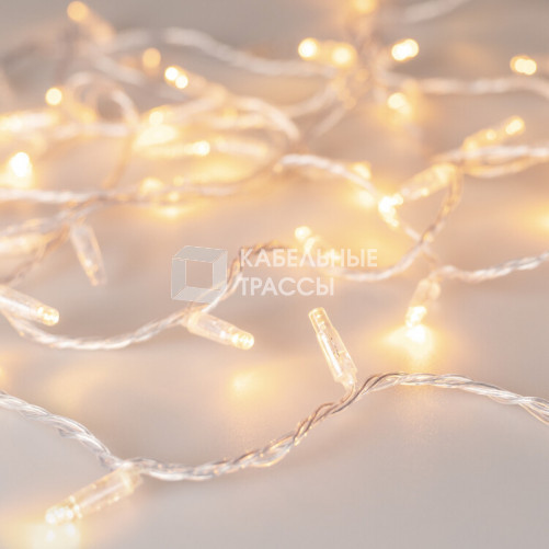 Светодиодная гирлянда ARD-STRING-CLASSIC-1000-CLEAR-100LED-PULSE Warm (230V, 7W) (Ardecoled, IP65) | 031637 | Arlight