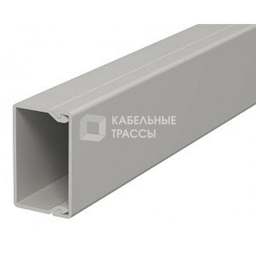 Мини-канал WDK с крышкой 25x40x2000 мм (высота борта 26 мм, крышка 40 мм) ПВХ серый RAL 7030 | 6026443 | OBO Bettermann