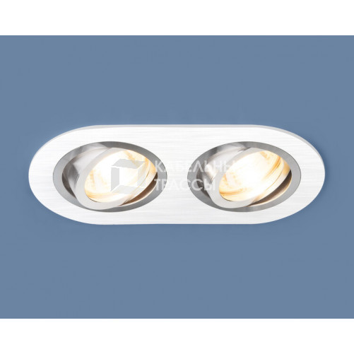 Светильник встраиваемый карданный 1061/2 MR16 WH белый округлый | a036416 | Elektrostandard
