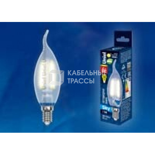 Лампа светодиодная LED-CW35-6W/WW/E14/FR PLS02WH LED. 