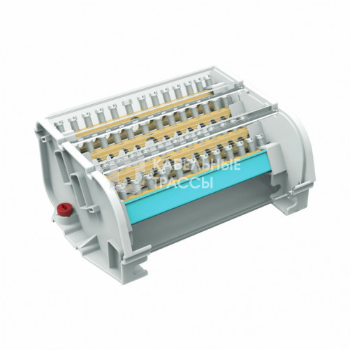Блок распределительный на DIN рейку 4р 160А, 8х7мм 2х9мм 1х12мм | BD160134 | DKC