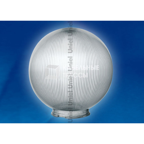 Рассеиватель для садово-паркового светильника UFP-P200A SMOKE шар сфера призма с насечками D=200мм | 08092 | Uniel