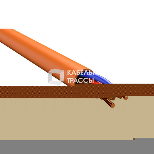 ITK Кабель КПСнг(А)-FRHF 1х2х0,50 оранжевый (200м) | FR1-01-U-5407 | ITK