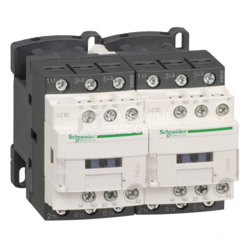 КОНТАКТОР РЕВЕРС. D 3Р, 18 A, НО+НЗ, 42V 50/60 ГЦ | LC2D18D7 | Schneider Electric