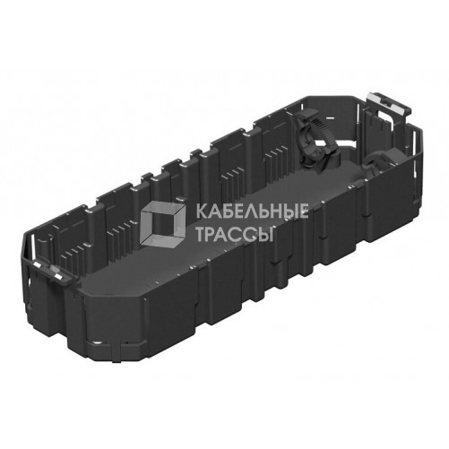 Монтажная коробка GB3 1 с малым отверстием 208x76x36 мм (полиамид,черный) | 7407328 | OBO Bettermann