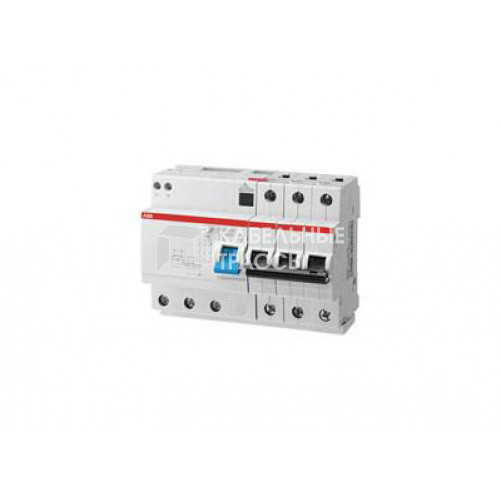 Автоматический выключатель дифференциального тока DS203 3п 16А C 30мА тип AC (5 мод) | 2CSR253001R1164 | ABB