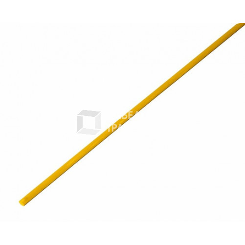 Термоусадочная трубка 1,5/0,75 мм, желтая, упаковка 50 шт. по 1 м | 20-1502 | REXANT