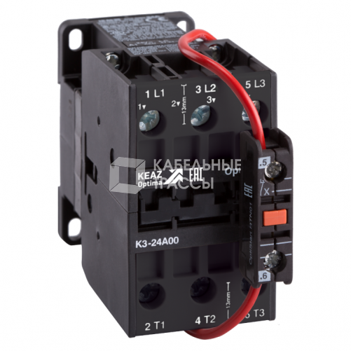 Контактор OptiStart K3-24A00=24DC | 117262 | КЭАЗ