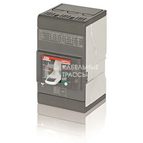 Выключатель автоматический XT1B 160 TMD 125-1250 3p F F | 1SDA066808R1 | ABB