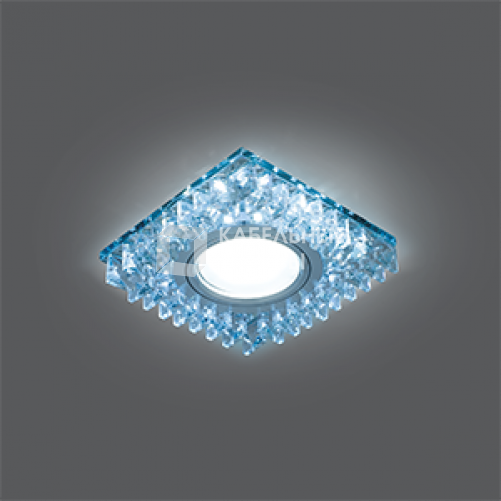 Светильник точечный встраиваемый Backlight BL030 Квадрат. Кристал/Хром, Gu5.3, LED 4100K | BL030 | Gauss