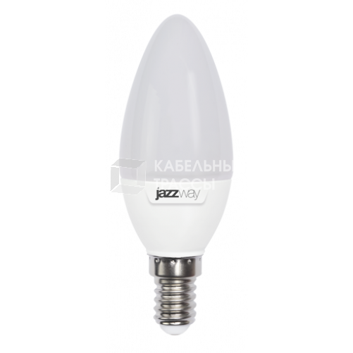 Лампа светодиодная LED 7Вт E14 220В 3000К PLED- SP C37 свеча | 1027818-2 | Jazzway