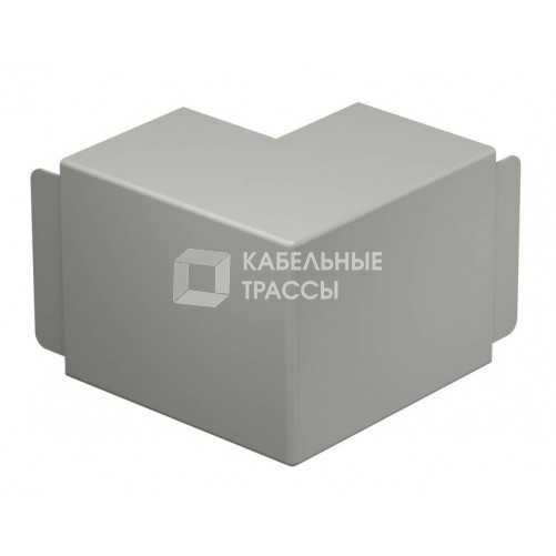 Крышка внешнего угла кабельного канала WDK 100x130 мм (ПВХ,серый) (WDK HA100130GR) | 6024580 | OBO Bettermann