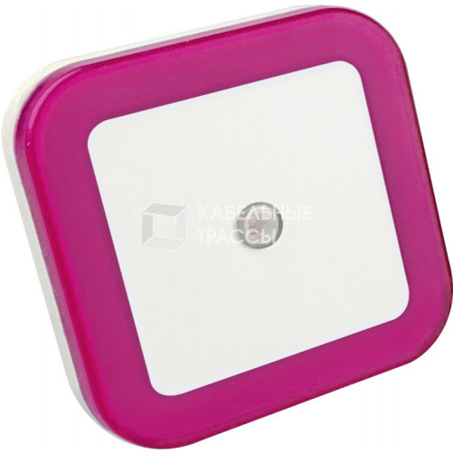 Ночник светодиодный NLE 03-SP-DS КВАДРАТ розовый с датчиком освещения 230В | 4690612028774 | IN HOME