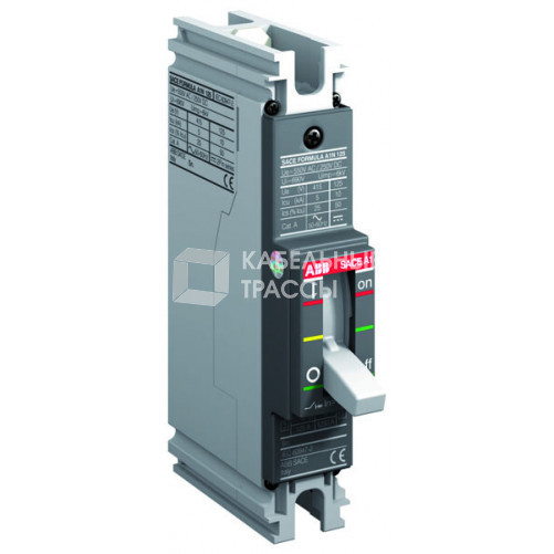 Выключатель автоматический A1N 125 TMF 50-500 1p F F | 1SDA070270R1 | ABB