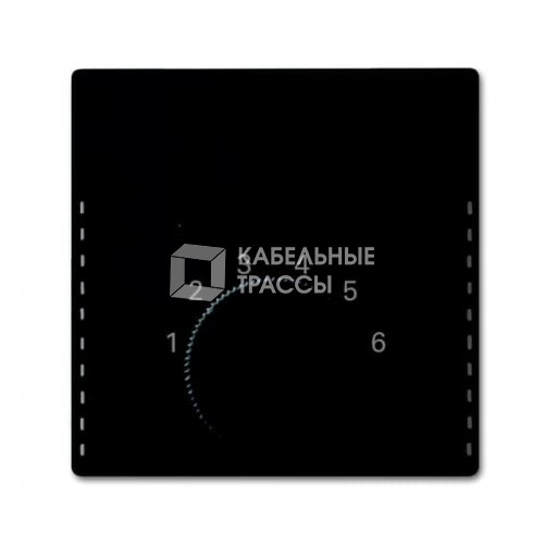 Накладка для механизма терморегулятора 1099 UHK, Future/Axcent/Carat/Династия, черный бархат | 2CKA001710A4020 | ABB